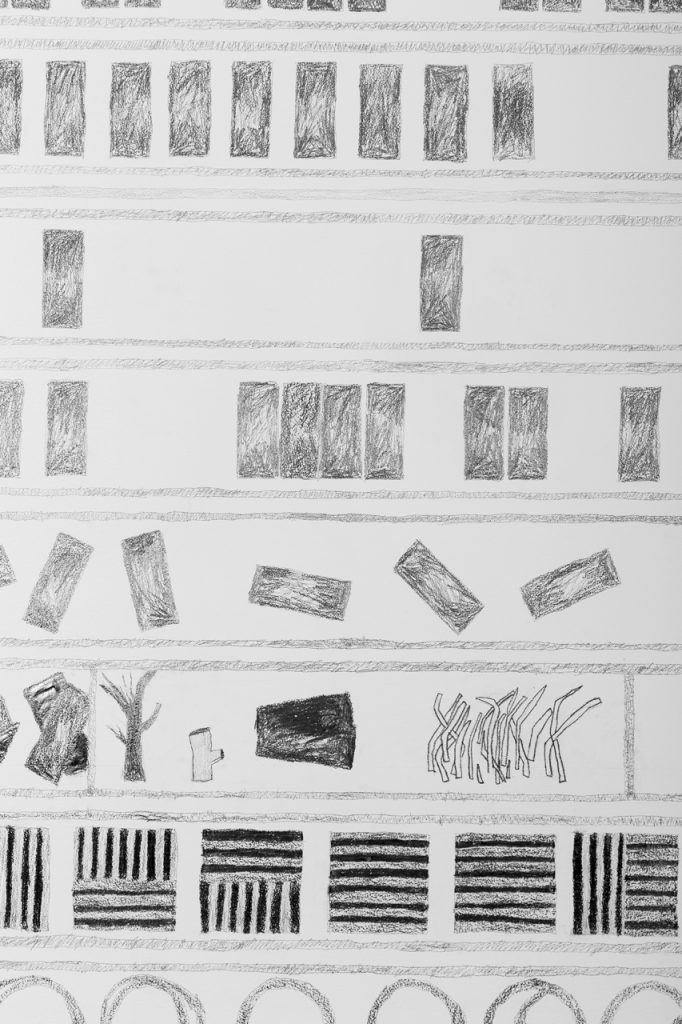 S.I.P Wall Drawing by Jasper Goodrich - Mana Contemporary